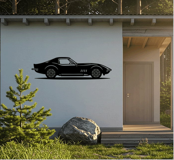 Classic Car - Metal Wall Art