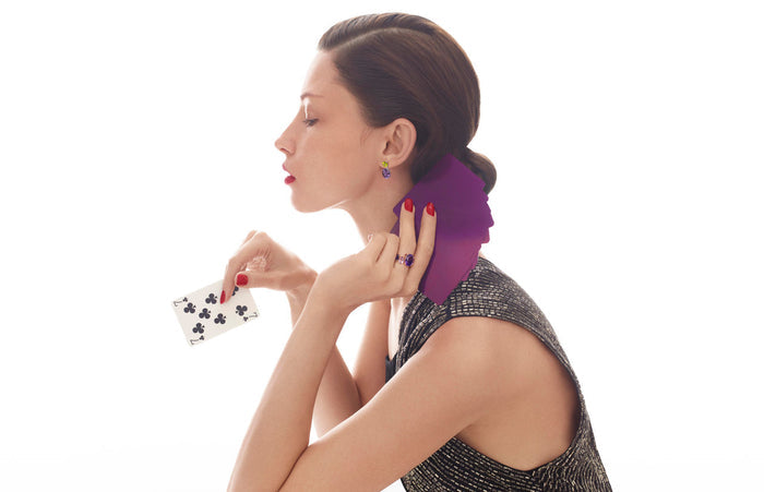 Classic Purple Playing Cards