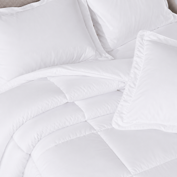 Classic White Oversized Comforter Set