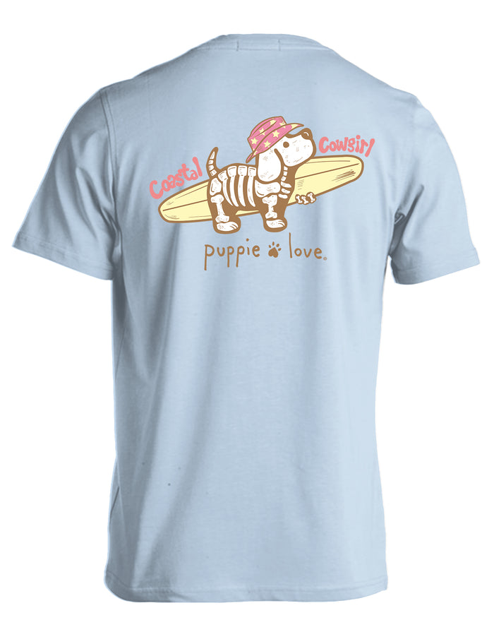 COASTAL COWGIRL SKELETON PUP PUPPIE LOVE