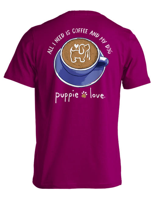 COFFEE AND MY DOG PUPPIE LOVE