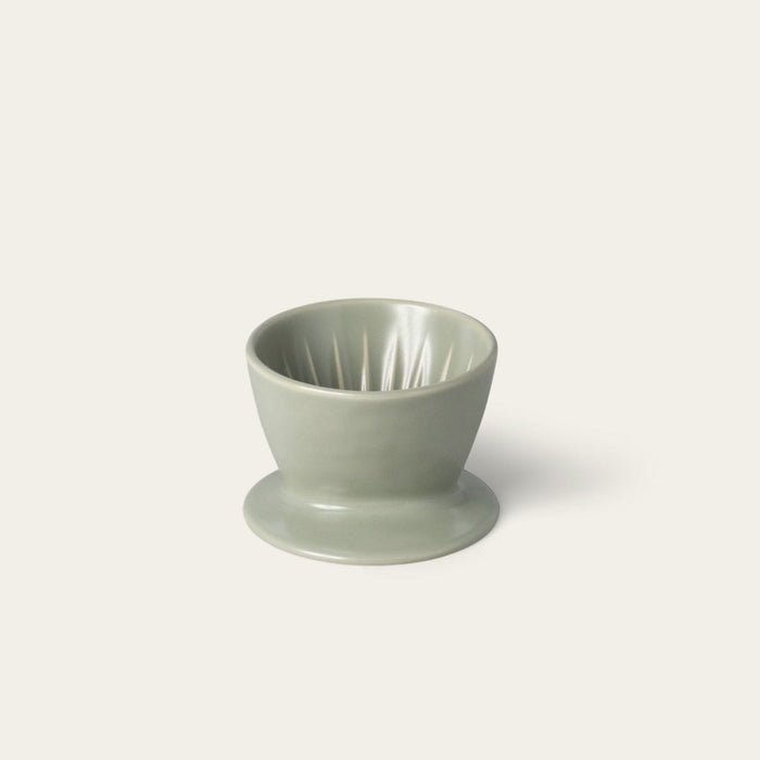 Coffee dripper drinkware by Fable Home, shown in a beachgrassgreen finish. – #beachgrassgreen