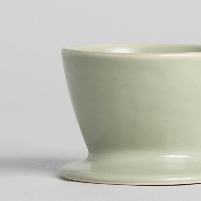 Coffee dripper drinkware by Fable Home, shown in a beachgrassgreen finish. – #beachgrassgreen