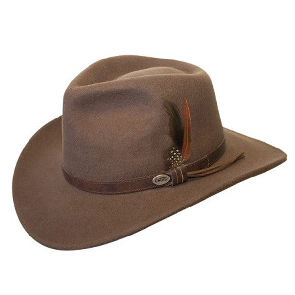 Conner - Aussie Wool Crusher Hat Brown