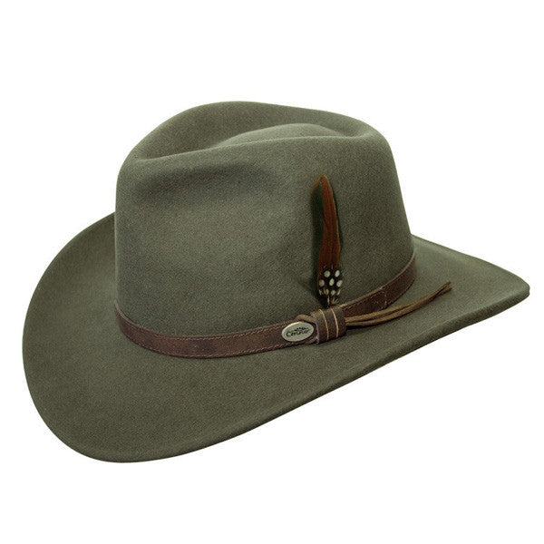 Conner - Aussie Wool Crusher Hat Green