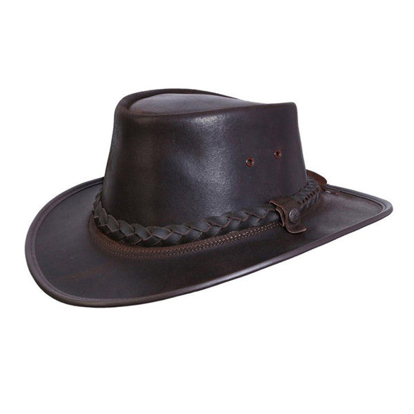 Conner Bac Pac Traveller Hat in Brown - Full View