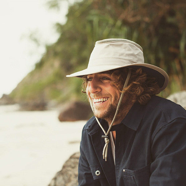 Conner - Boater Hat in Khaki - Stock Mens