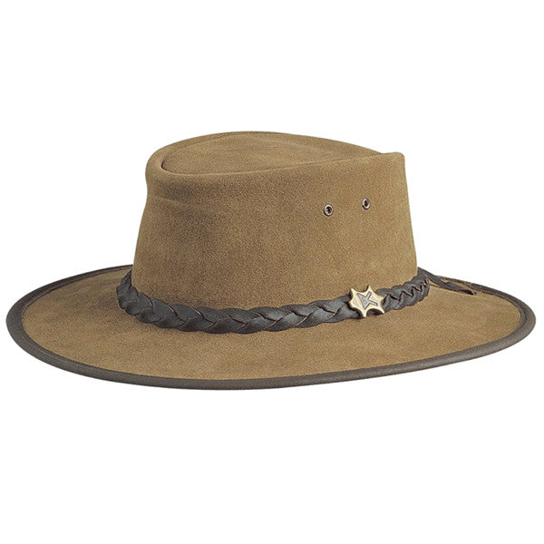 Conner - Bark Bush Walker Suede Leather Hat