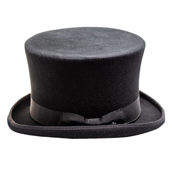 Conner - Edward Wool Felt Black Top Hat - Side