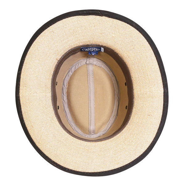 Conner - Hemp Sun Hat - Bottom View