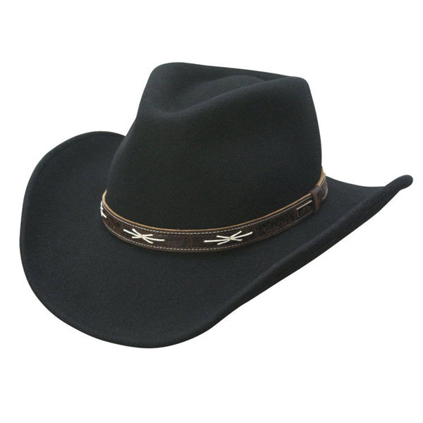 Conner - High Noon Western Cowboy Hat in Black - Full View