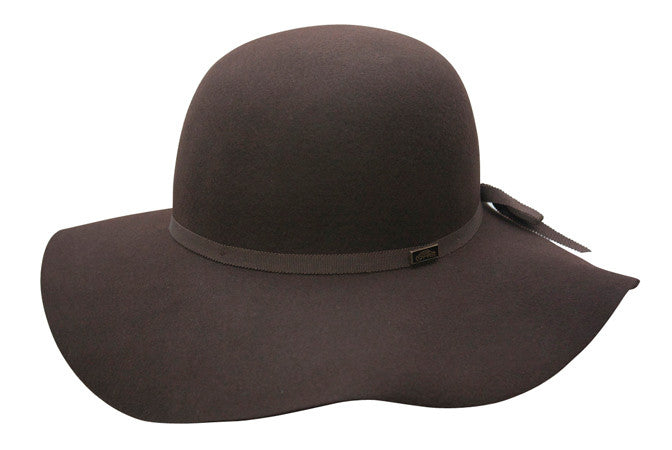 Conner - Wool Felt Floppy Brown
