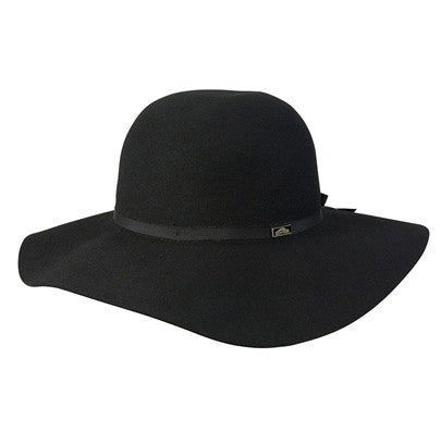 Conner - Wool Felt Floppy Black