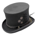 Conner - Steam Punk Top Hat - Black, Full