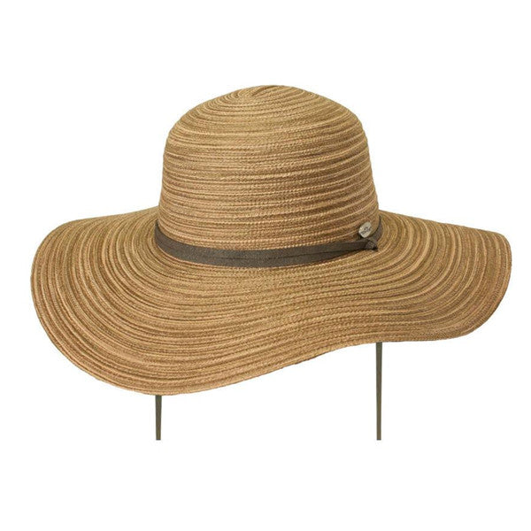 Conner - Summer in Charleston Wide Brimmed Hat in Putty - Full View