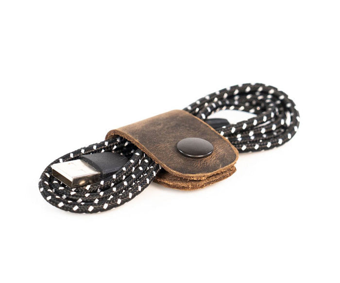 Leather Cord Organizer