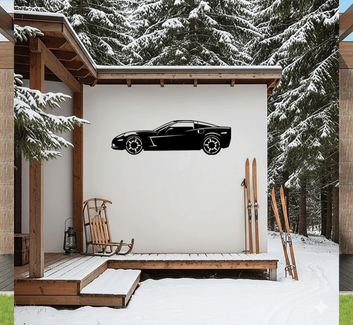 Corvette - Metal Wall Art