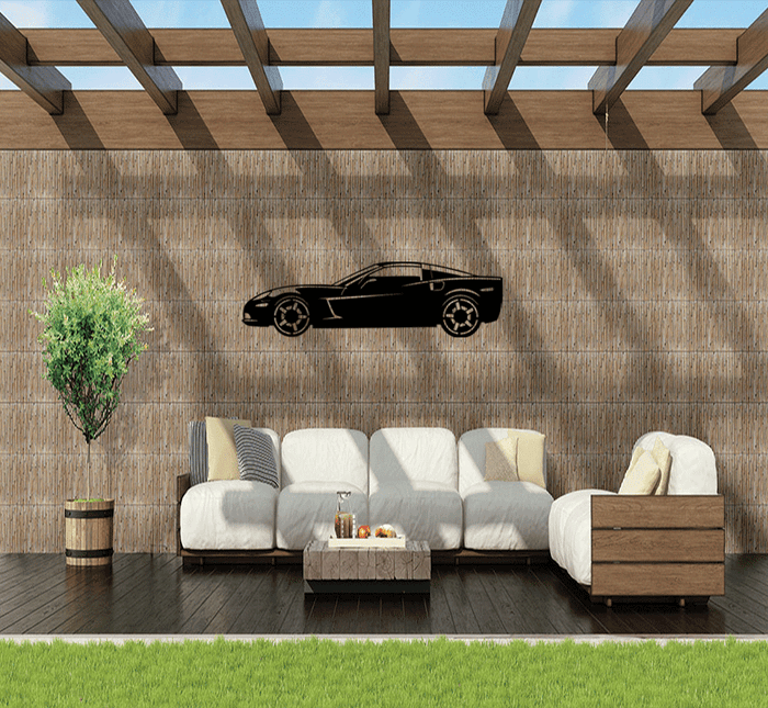Corvette - Metal Wall Art