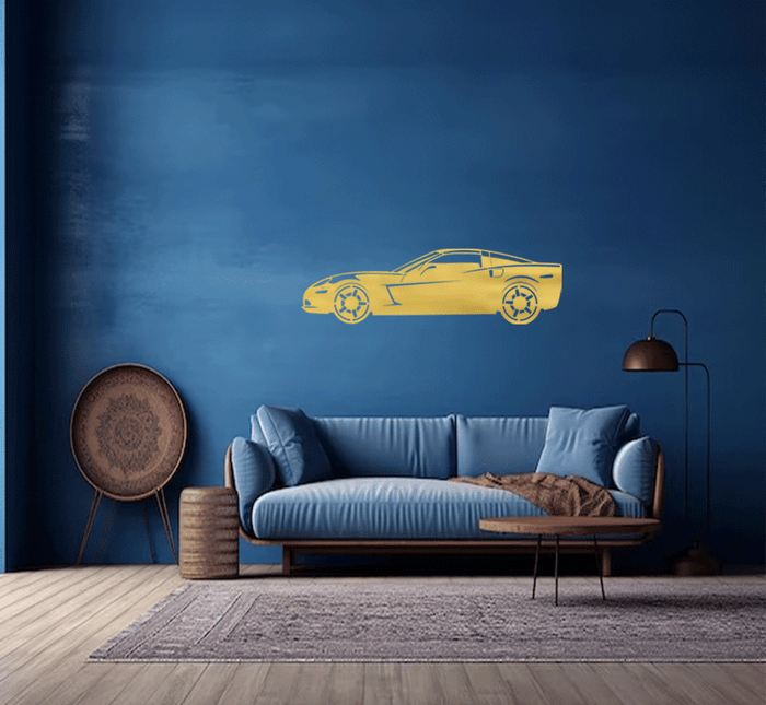 Corvette - Metal Wall Art