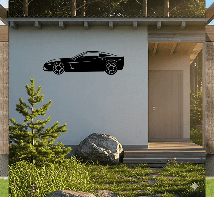 Corvette - Metal Wall Art