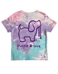 COTTON CANDY TIE DYE PUP, YOUTH SS SUPER SALE PUPPIE LOVE