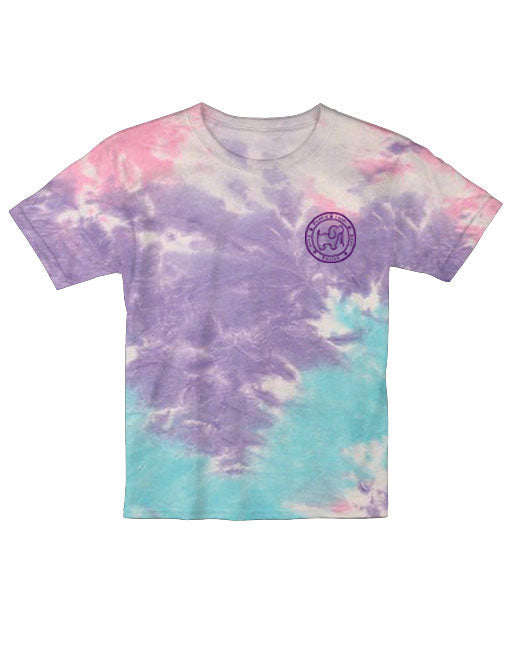 COTTON CANDY TIE DYE PUP, YOUTH SS SUPER SALE PUPPIE LOVE