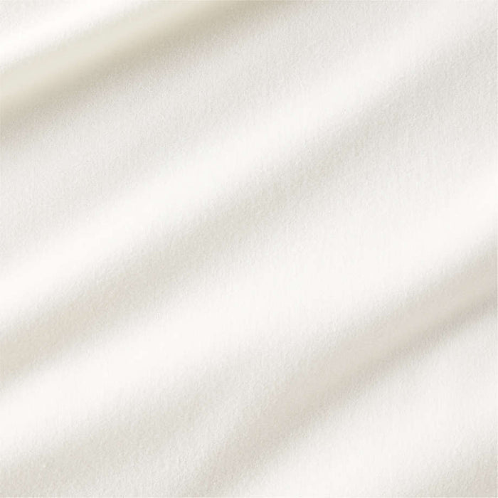Cozysoft Organic Flannel Arctic Ivory Standard Pillow Sham