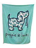 CRAB PATTERN PUP BLANKET 2024 PUPPIE LOVE