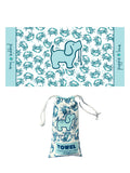 CRAB PATTERN PUP TOWEL 2024 PUPPIE LOVE