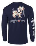 CRABS AND BEER PATTERN PUP, ADULT LS 2024 PUPPIE LOVE