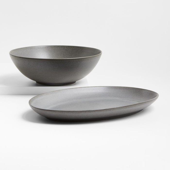 Craft Charcoal Medium Serving Bowl