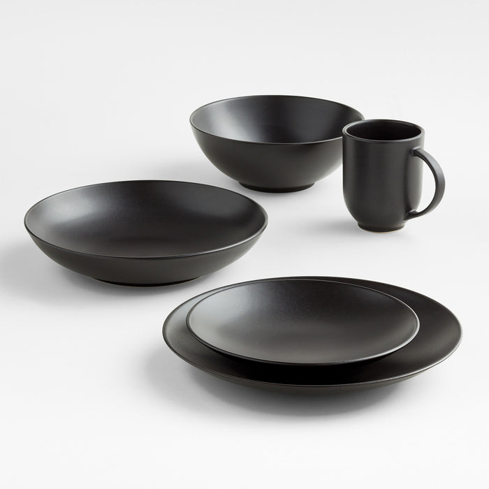 Craft Matte Black Stoneware Cereal Bowl