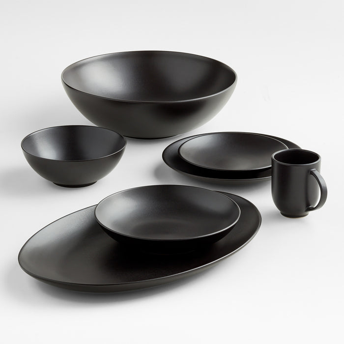 Craft Matte Black Stoneware Cereal Bowl