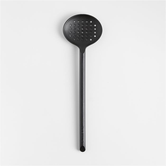 Crate & Barrel Black Nylon Slotted Spoon