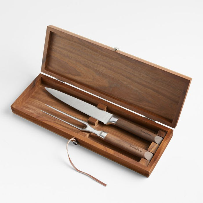 Crate & Barrel Carving Set