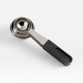 Crate & Barrel Nesting Clip Handle Stainless Steel Odd-Size Measuring Spoons, Set of 3