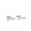 Cricket Bat Cufflinks in Sterling Silver