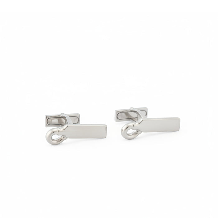 Cricket Bat Cufflinks in Sterling Silver