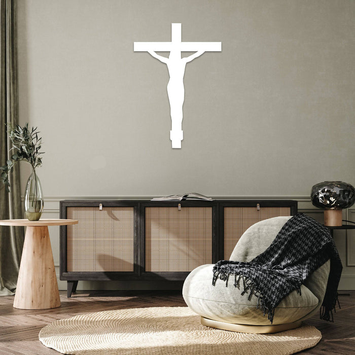 Crucifix Cross - Metal Wall Art - MetalPlex