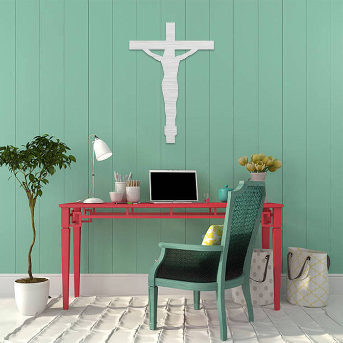 Crucifix Cross - Metal Wall Art - MetalPlex