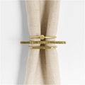 Dainty Gold Napkin Rings, Set of 3