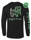 DANCING SKELETONS PUP, ADULT LS PUPPIE LOVE