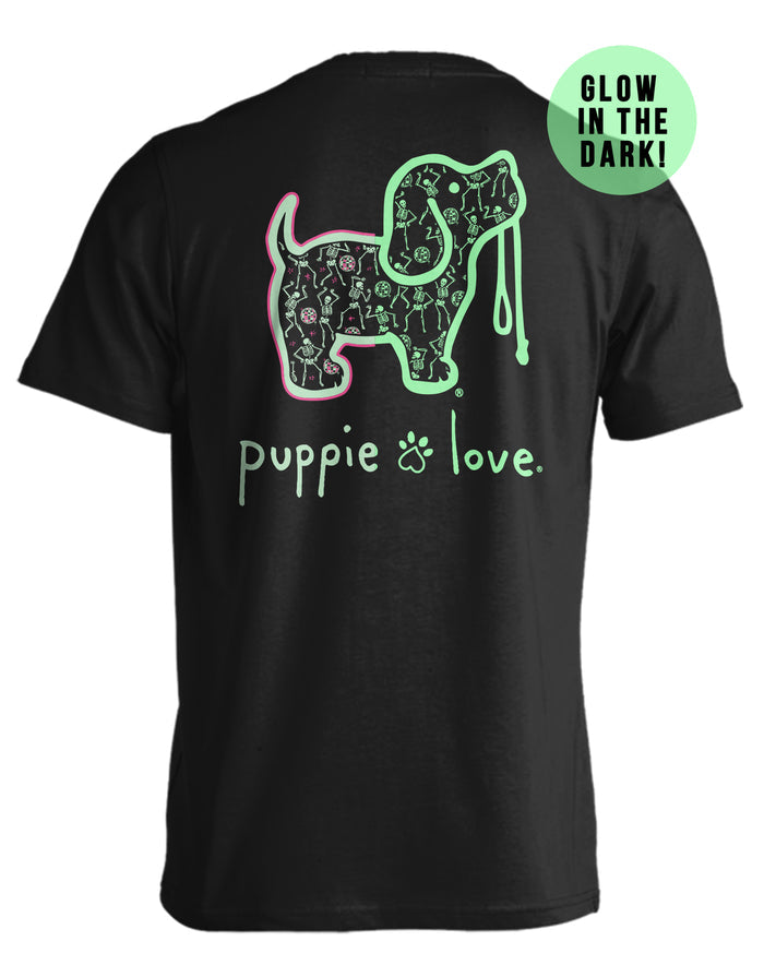 DANCING SKELETONS PUP PUPPIE LOVE
