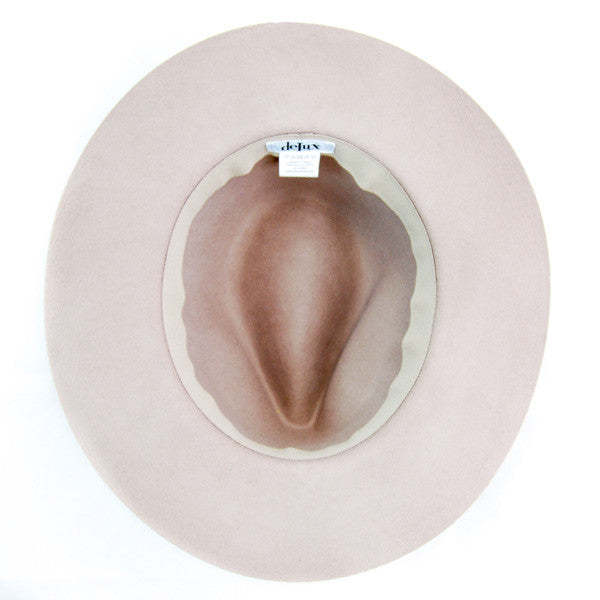 Delux - Windy Wool Felt Fedora Hat Bottom