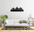 Detroit Skyline Metal Wall Art – Michigan City Urban Home & Office Decor