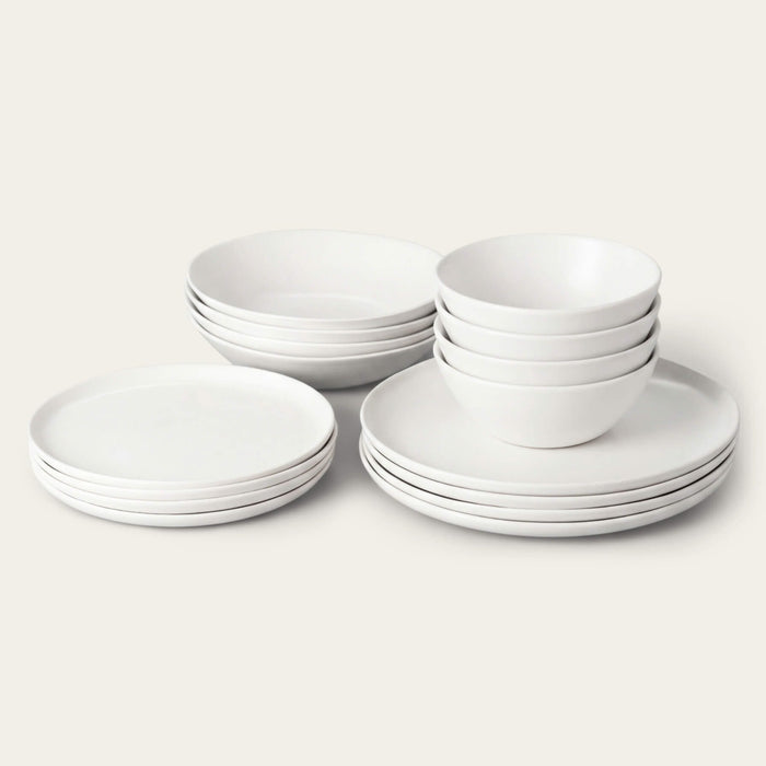 Dinnerware set bundles by Fable Home, in a speckledwhite color. – #speckledwhite