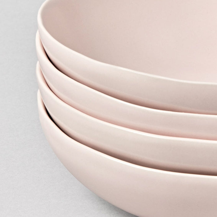 Dinnerware set bundles by Fable Home, shown in a blushpink finish. – #blushpink
