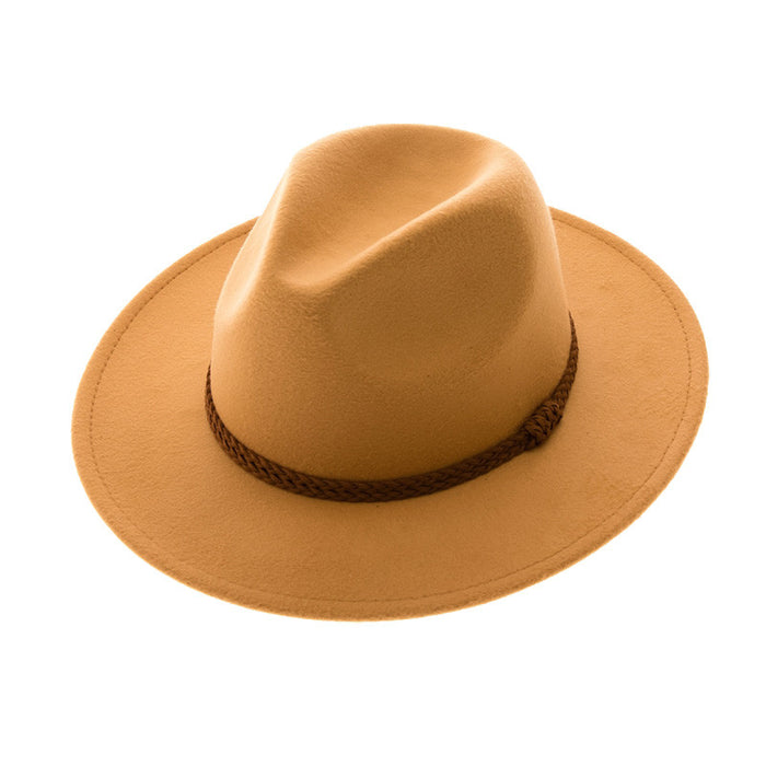 Camel Vegan Felt Fedora