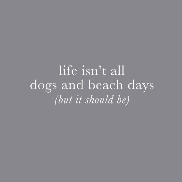 DOGS AND BEACH DAYS, CREWNECK PUPPIE LOVE