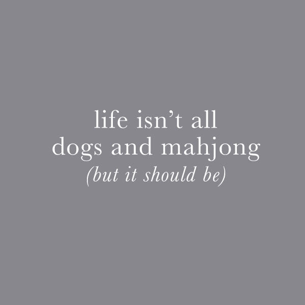 DOGS AND MAHJONG, CREWNECK PUPPIE LOVE